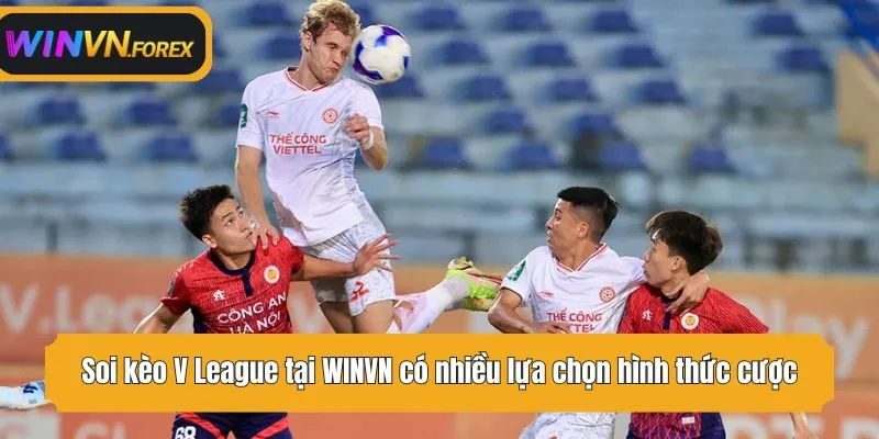 Soi kèo V League tại WINVN có nhiều lựa chọn hình thức cược